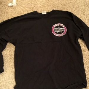 black long sleeve cheer sport shirt